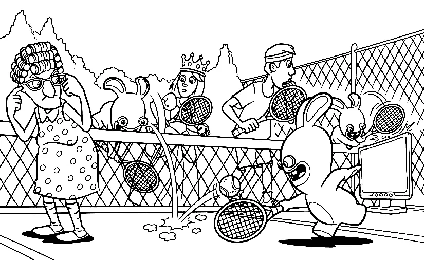Tennis Coloring Pages 20