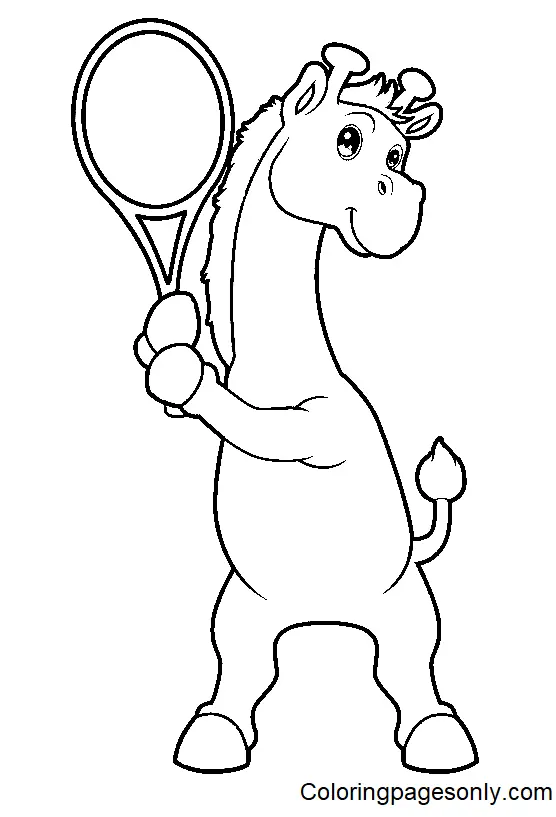 Tennis Coloring Pages 28