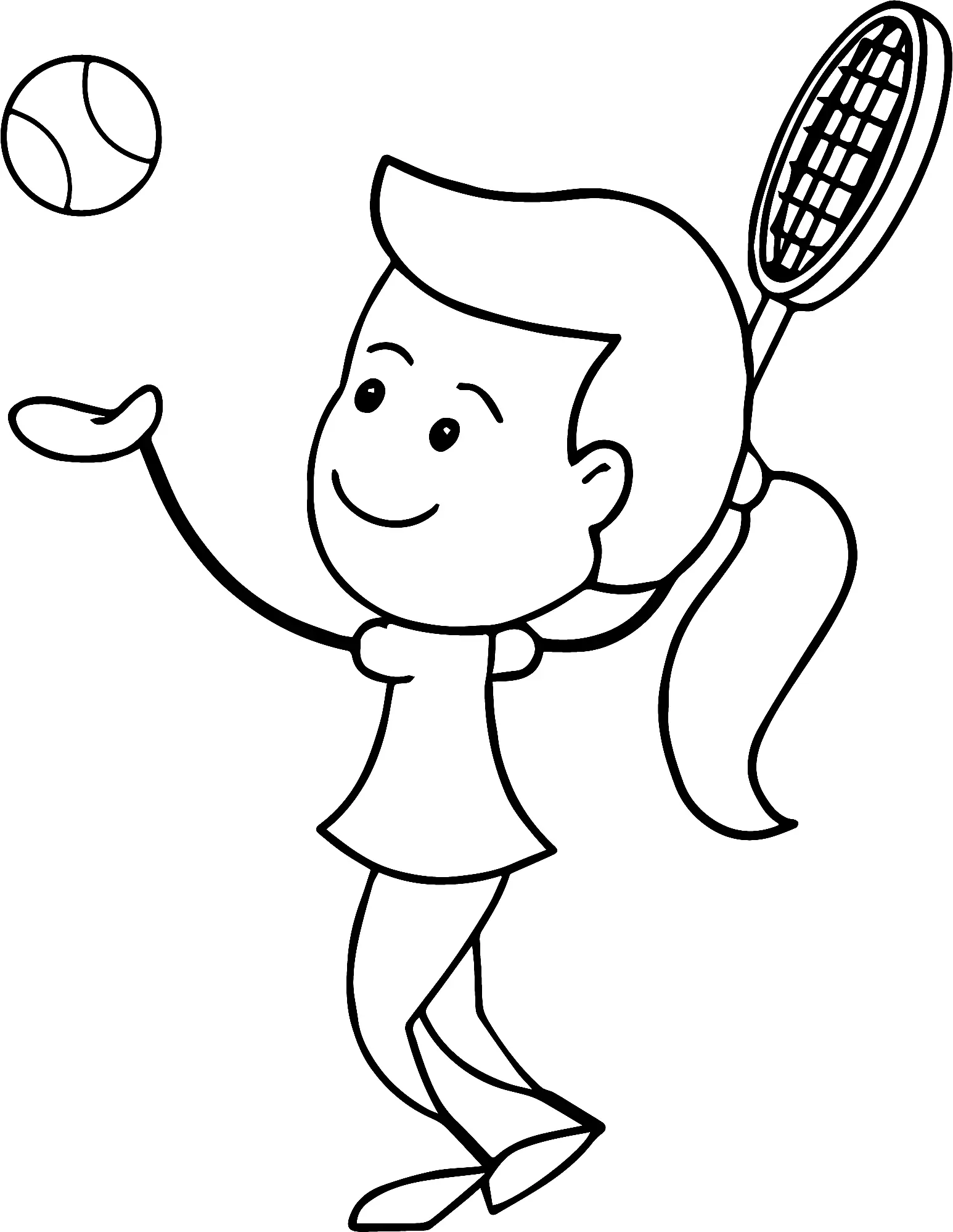 Tennis Coloring Pages 30