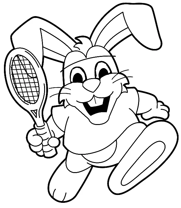 Tennis Coloring Pages 33