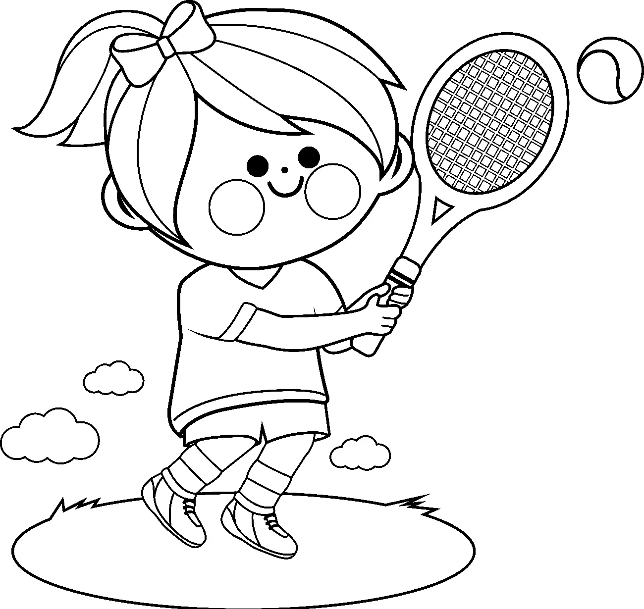 Tennis Coloring Pages 35