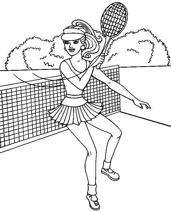 Tennis Coloring Pages 36