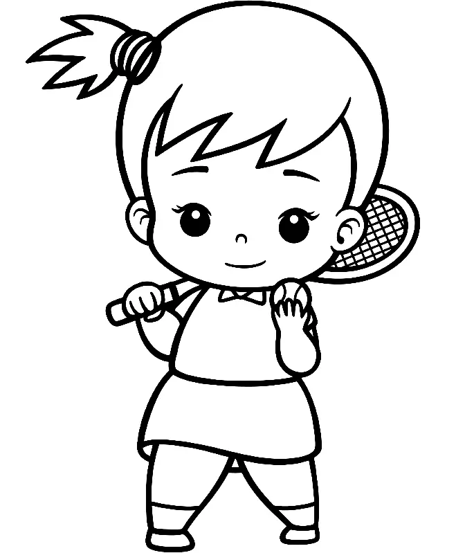 Tennis Coloring Pages 37
