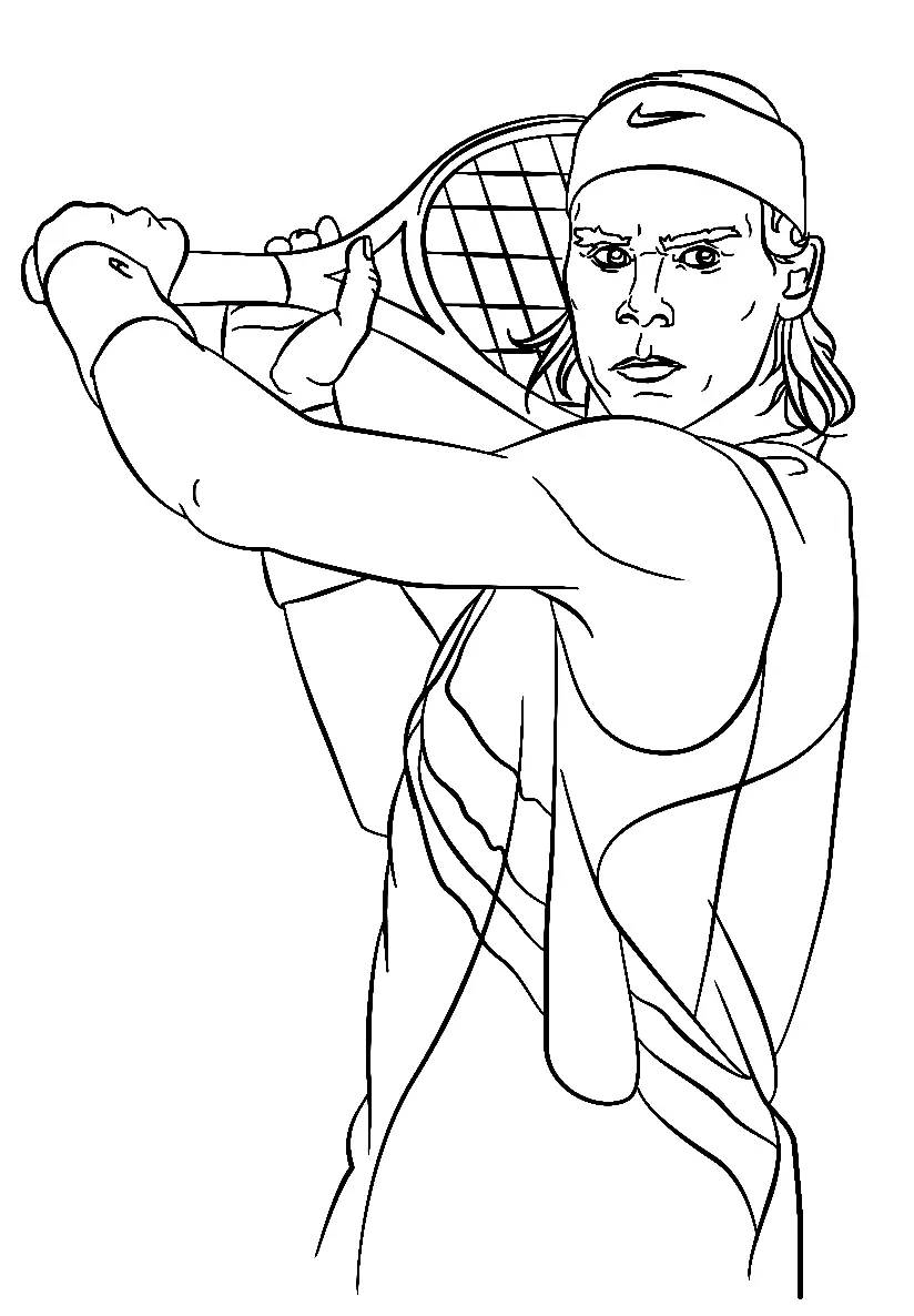 Tennis Coloring Pages 38