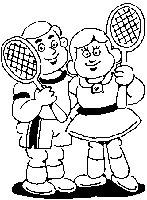 Tennis Coloring Pages 39