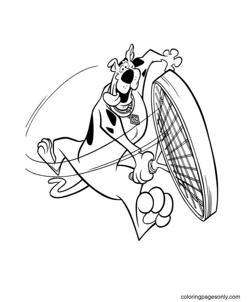 Tennis Coloring Pages 4