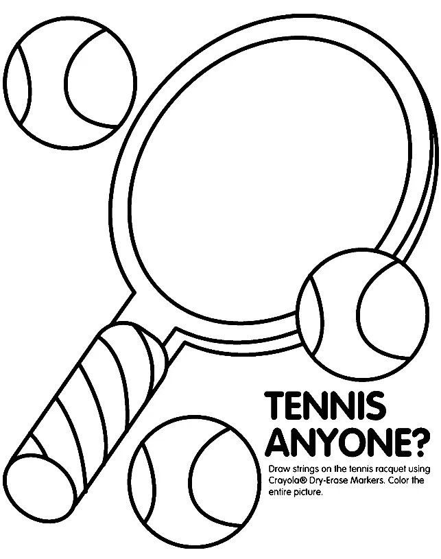 Tennis Coloring Pages 40
