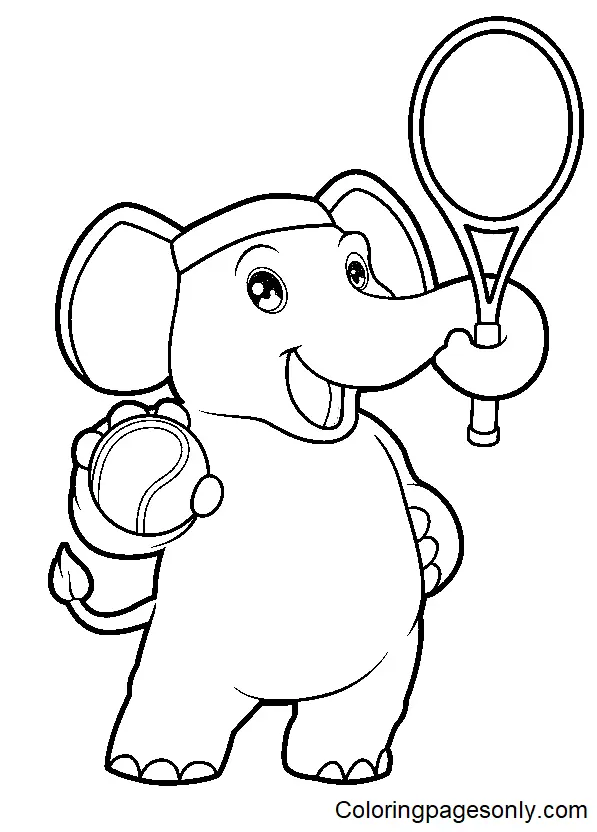 Tennis Coloring Pages 41