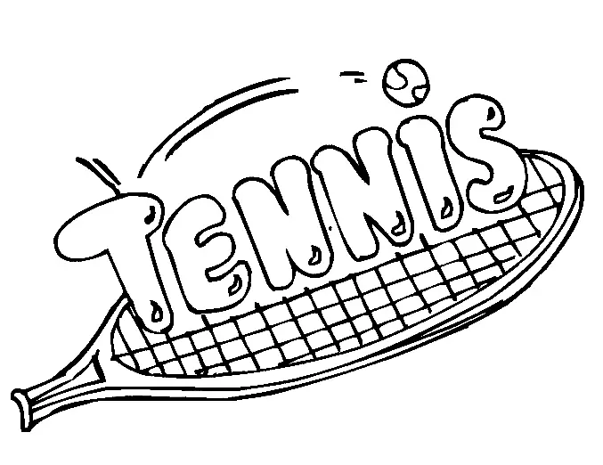 Tennis Coloring Pages 45