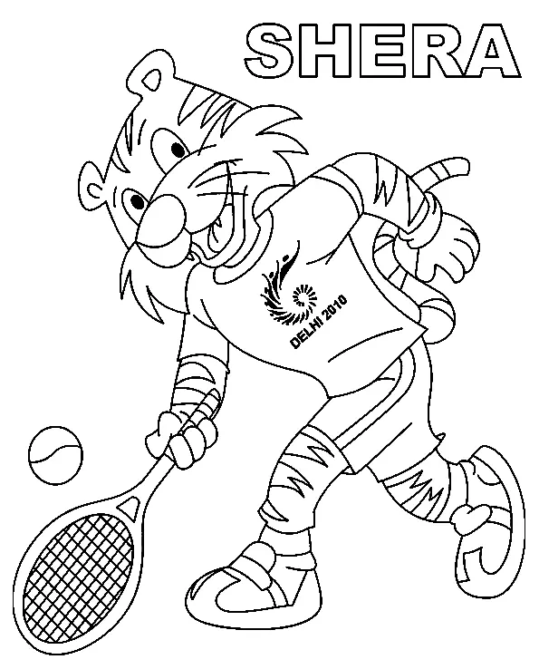 Tennis Coloring Pages 46