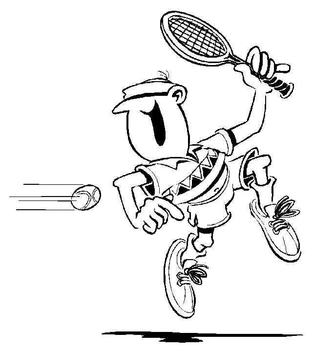 Tennis Coloring Pages 48