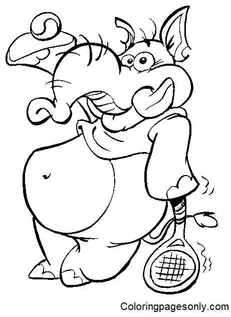 Tennis Coloring Pages 50