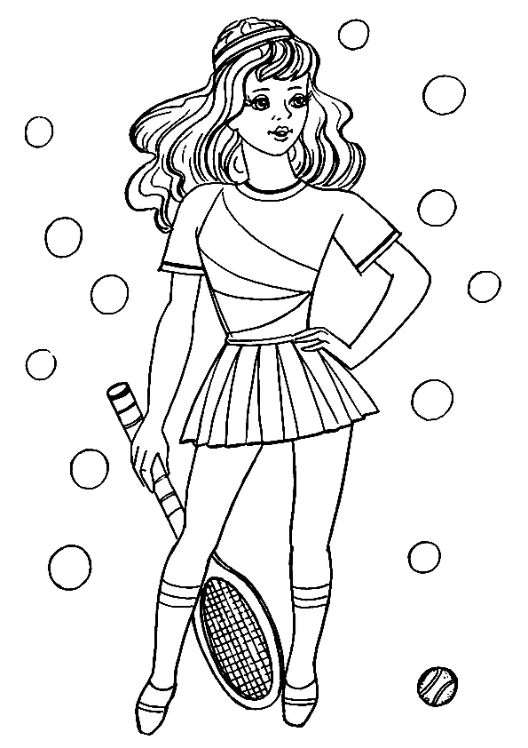 Tennis Coloring Pages 56