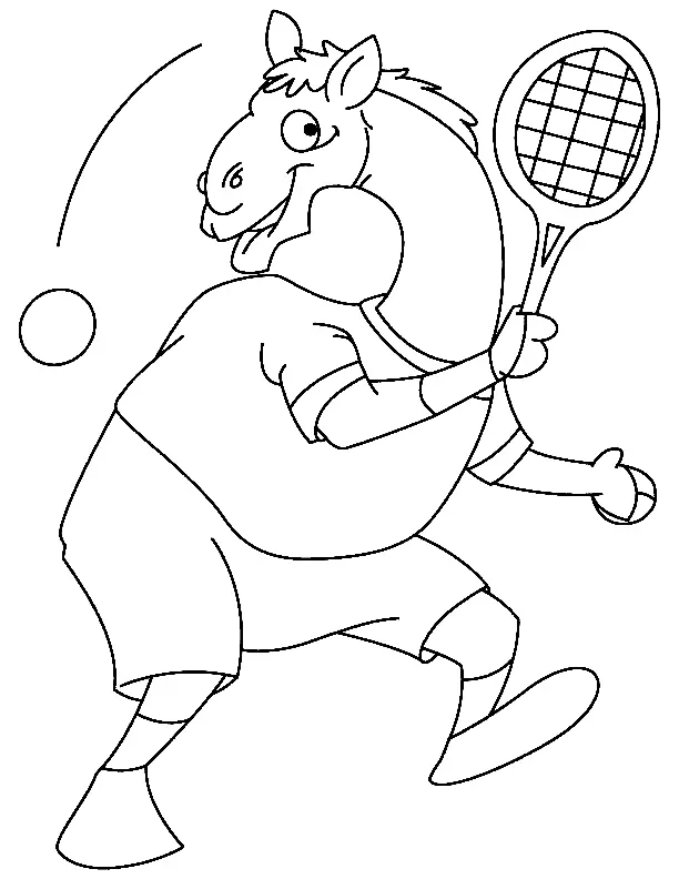 Tennis Coloring Pages 60