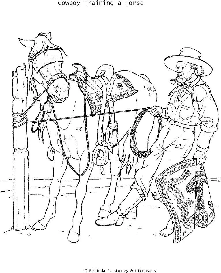 Desenhos de Texas Para Colorir 12