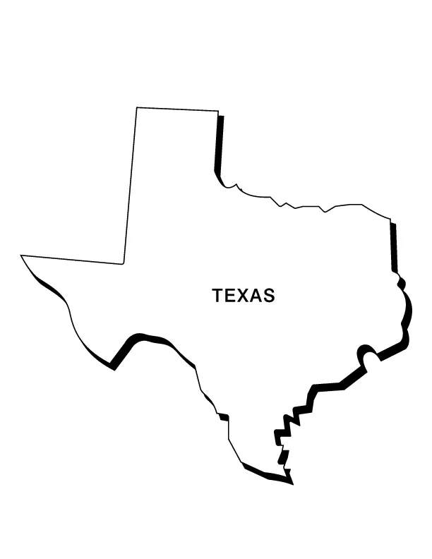 Desenhos de Texas Para Colorir 4