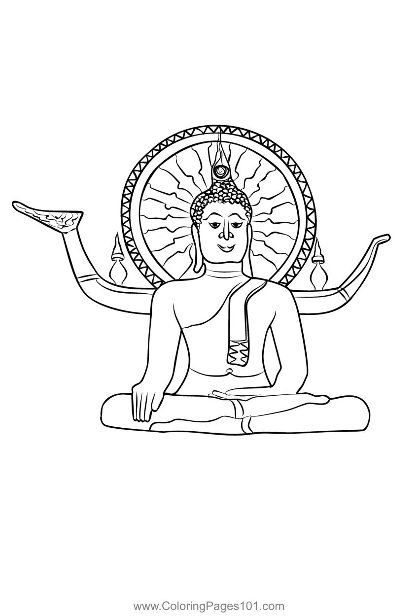 Tailandia Para Colorir