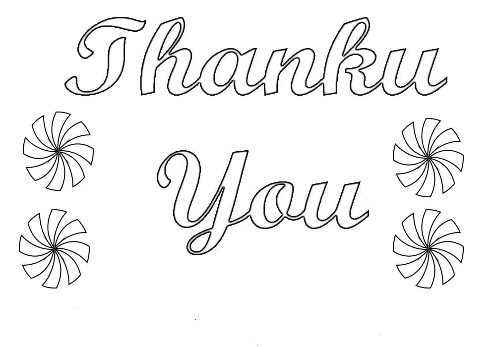 Thank You Coloring Pages 10