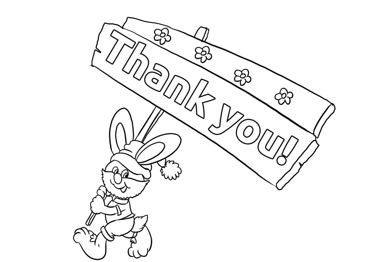 Thank You Coloring Pages 13