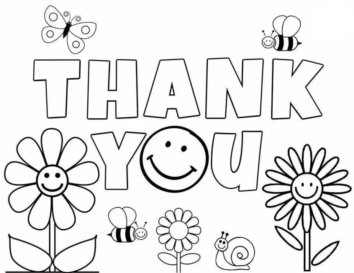 Thank You Coloring Pages 18