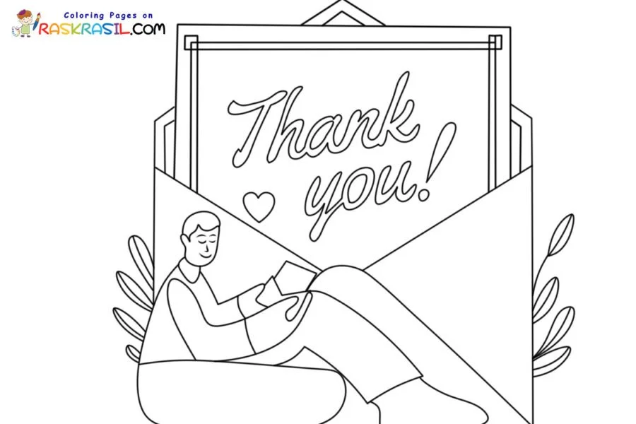 Thank You Coloring Pages 4