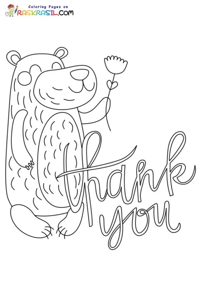 Thank You Coloring Pages 44