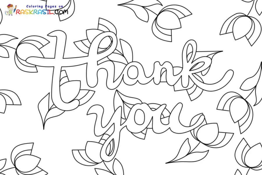 Thank You Coloring Pages 46