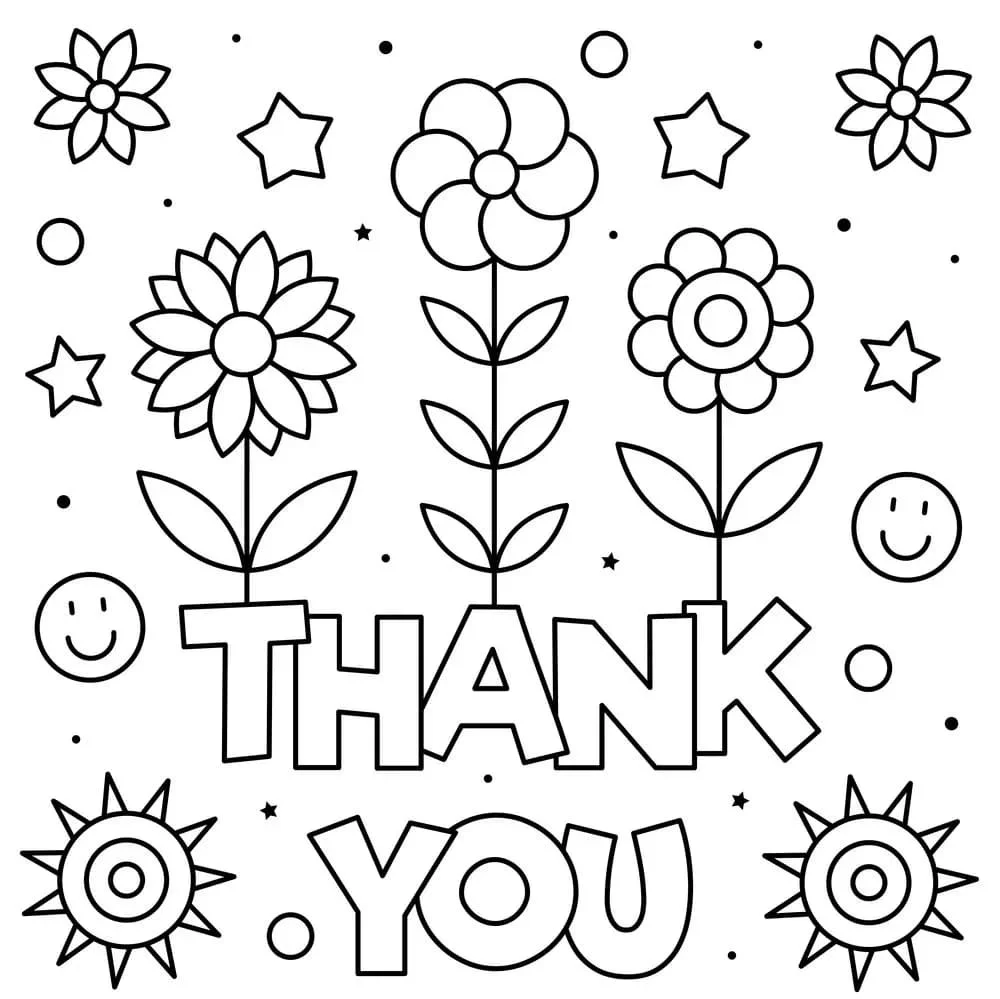Thank You Coloring Pages 48