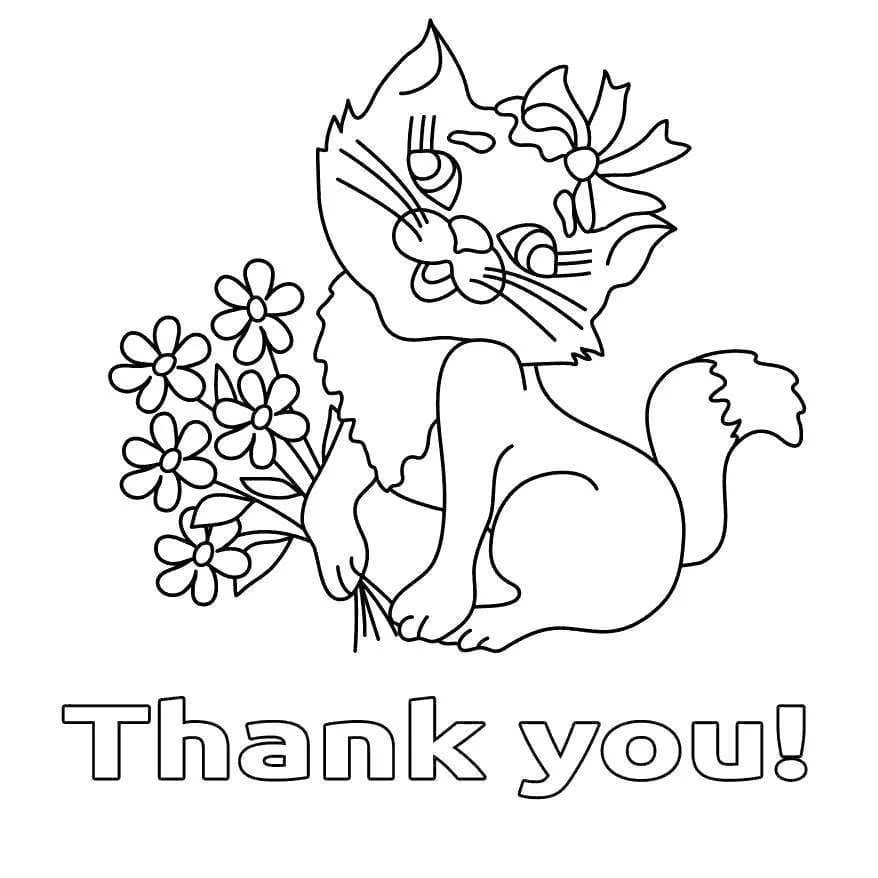 Thank You Coloring Pages 74
