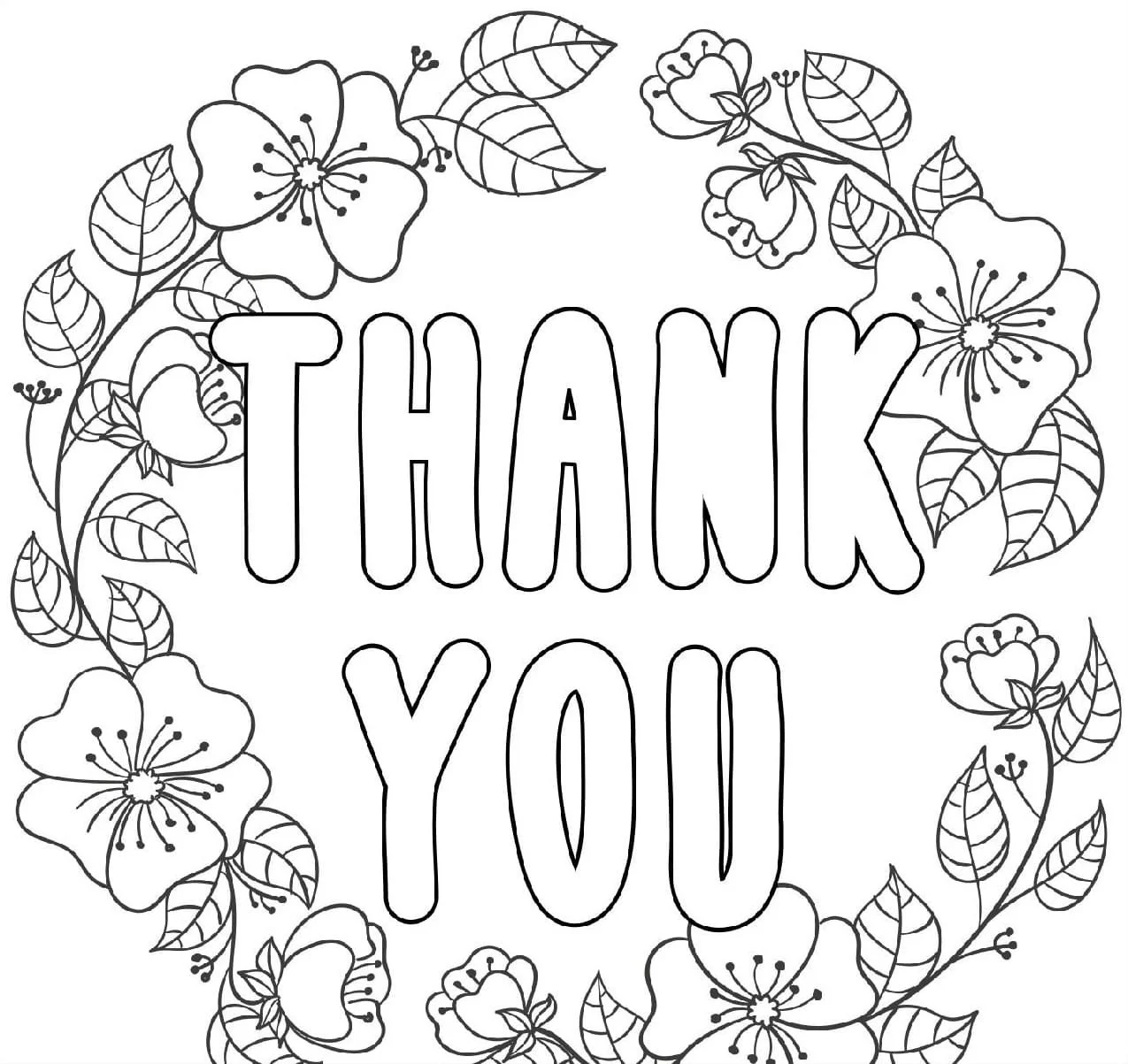 Thank You Coloring Pages 77