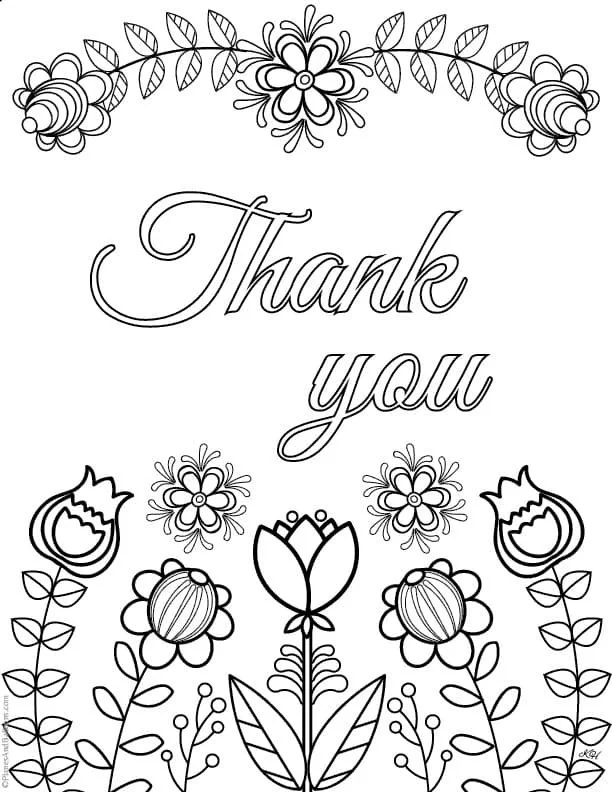 Thank You Coloring Pages 79