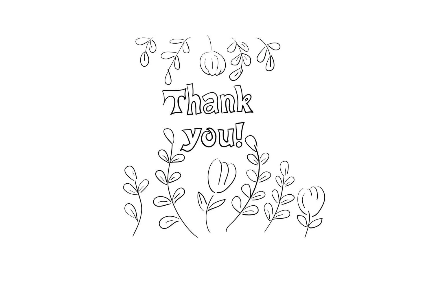 Thank You Coloring Pages 9