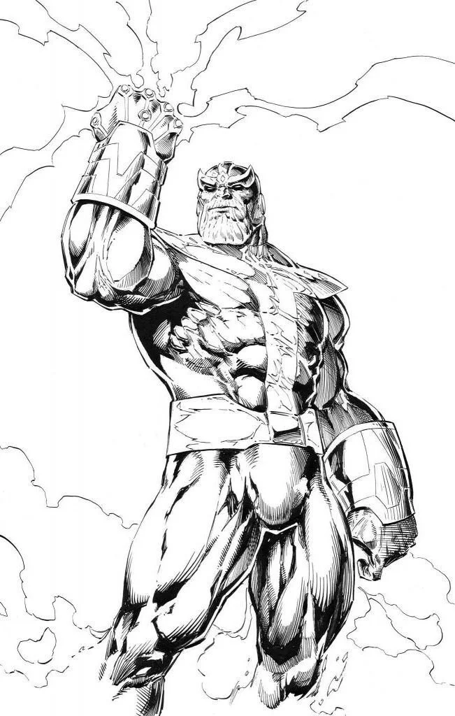 Desenhos de Thanos Para Colorir 15