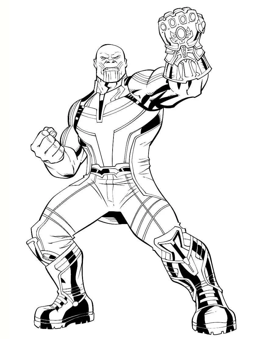 Desenhos de Thanos Para Colorir 26