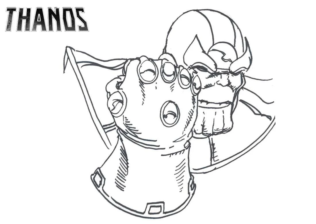Desenhos de Thanos Para Colorir 5