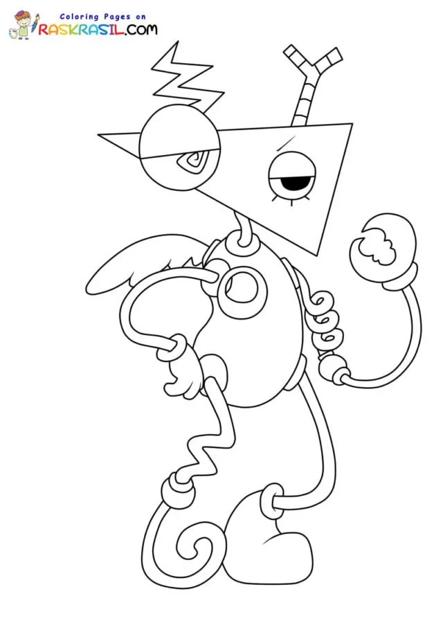 The Amazing Digital Circus Coloring Pages 10