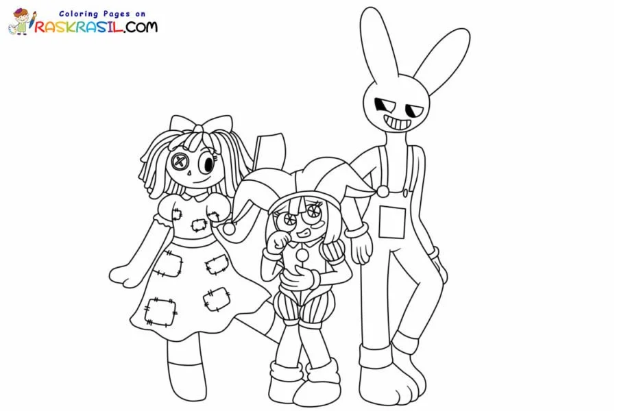 The Amazing Digital Circus Coloring Pages 12