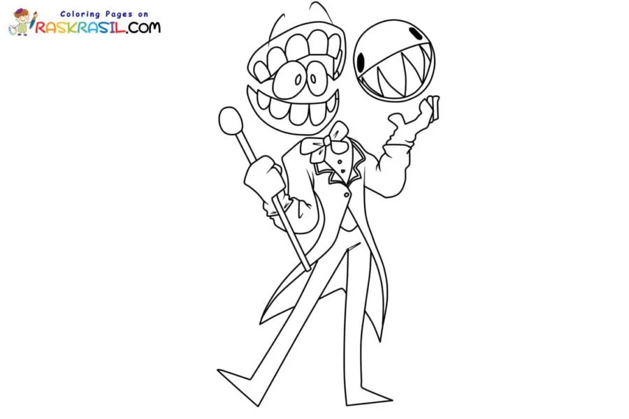 The Amazing Digital Circus Coloring Pages 13