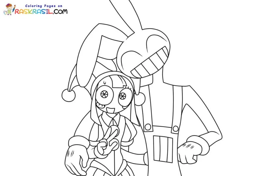 The Amazing Digital Circus Coloring Pages 14