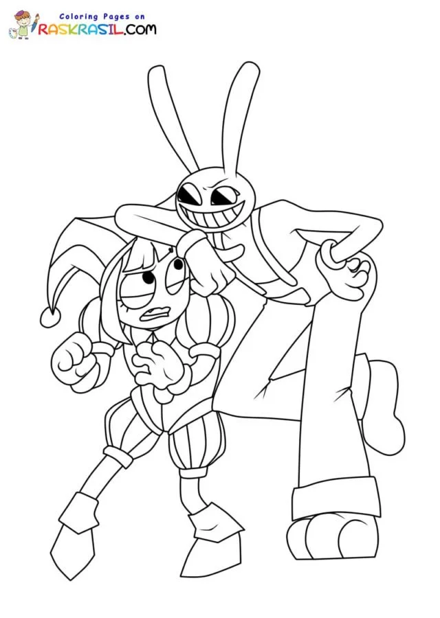 The Amazing Digital Circus Coloring Pages 19