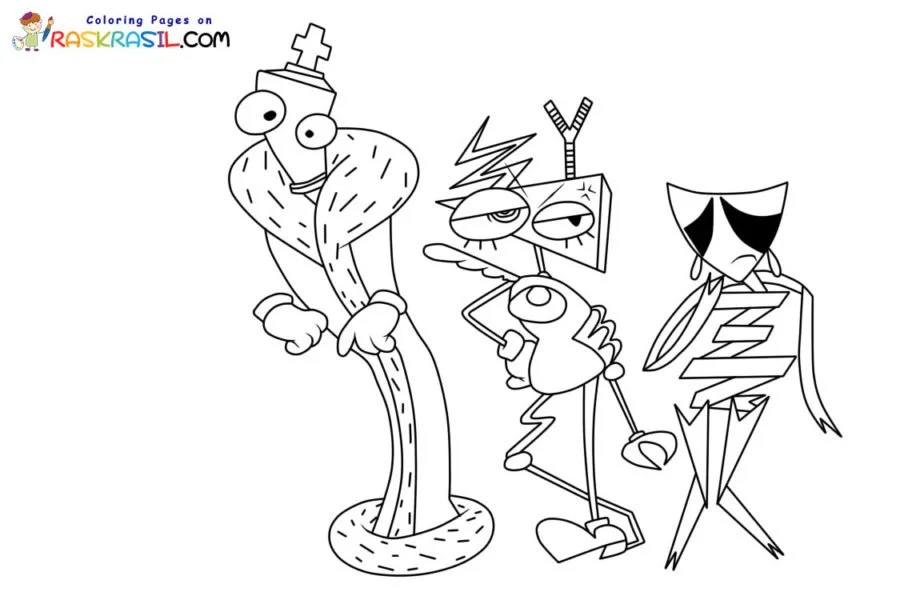 The Amazing Digital Circus Coloring Pages 2