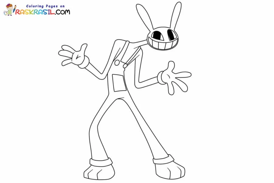 The Amazing Digital Circus Coloring Pages 3