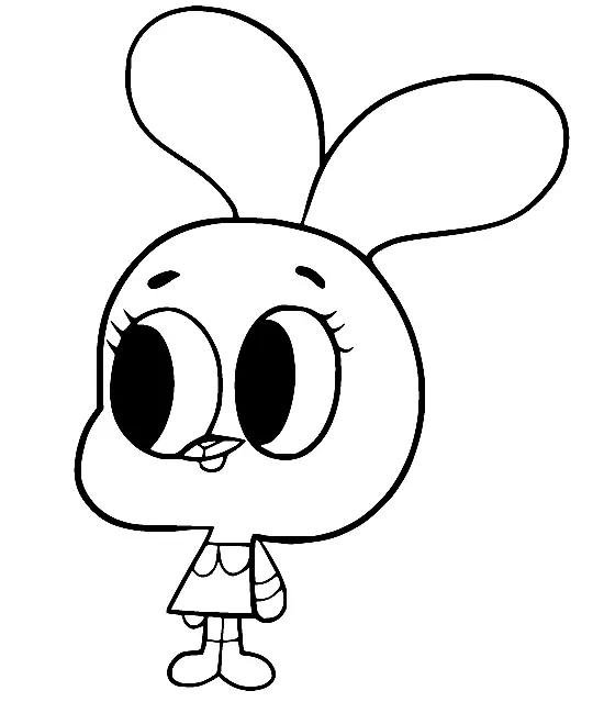 The Amazing World of Gumball Coloring Pages 25
