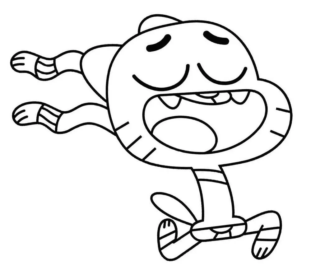 The Amazing World of Gumball Coloring Pages 37