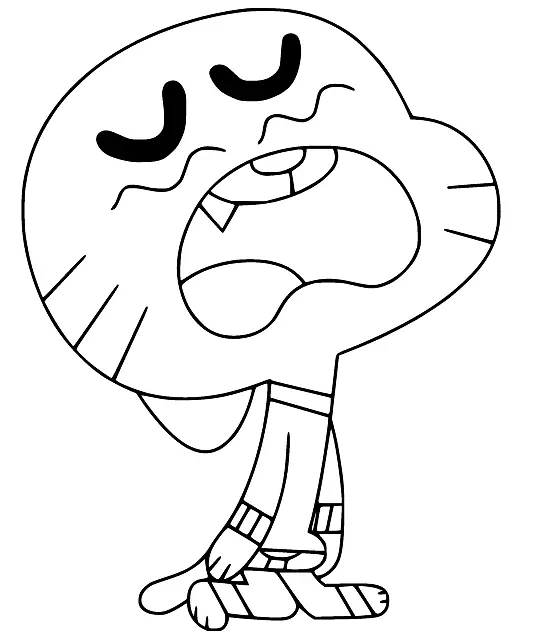 The Amazing World of Gumball Coloring Pages 53