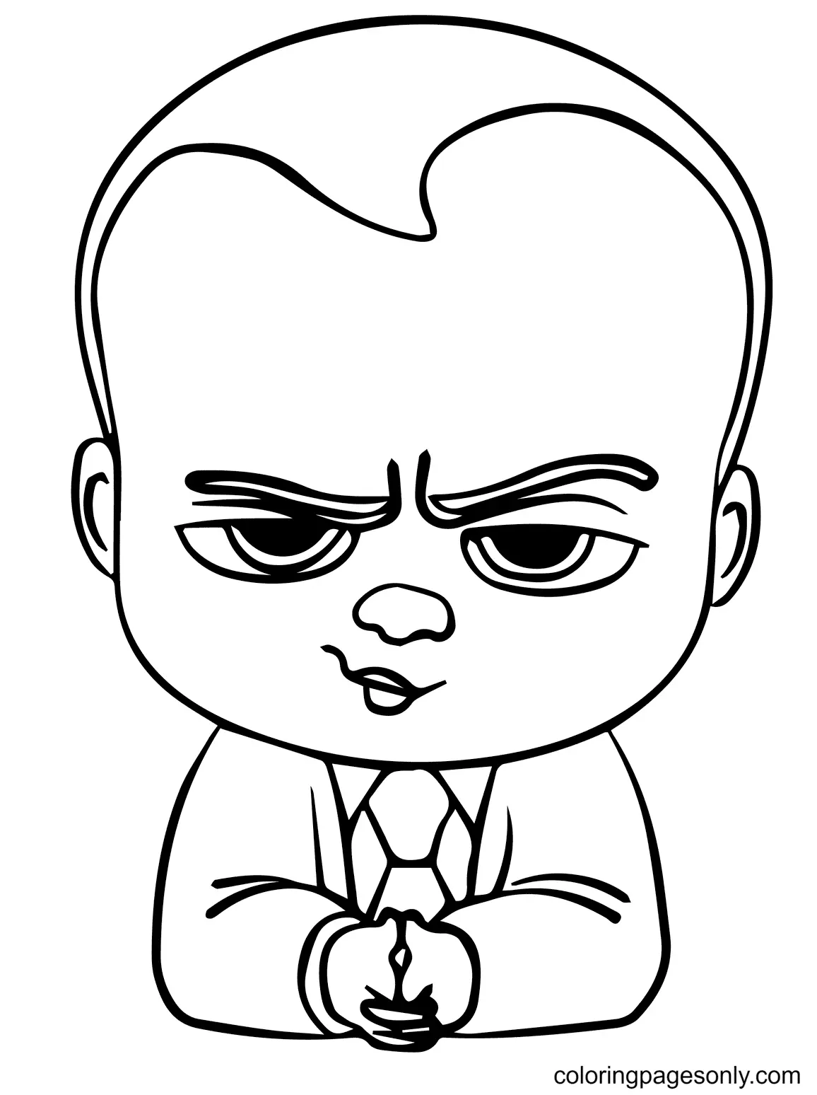 Die Boss Baby Ausmalbilder 11