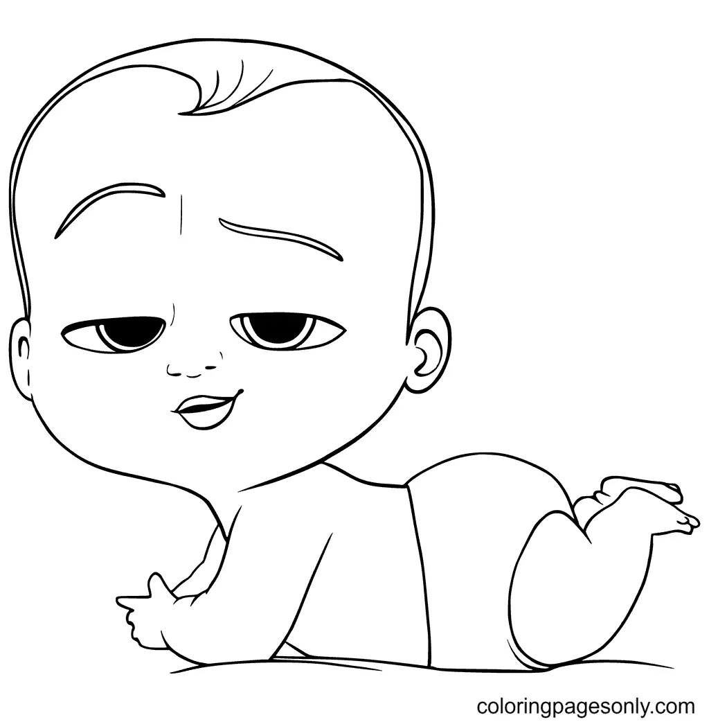 Die Boss Baby Ausmalbilder 12