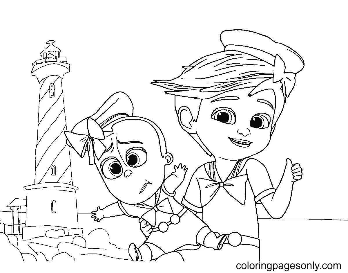Die Boss Baby Ausmalbilder 14