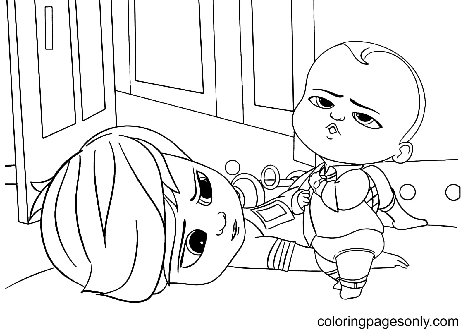 Die Boss Baby Ausmalbilder 17