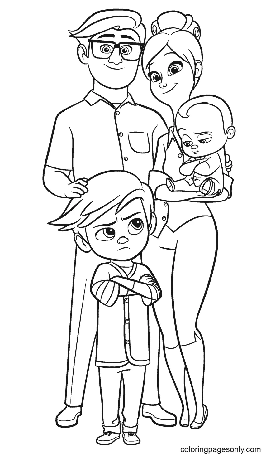 Die Boss Baby Ausmalbilder 19